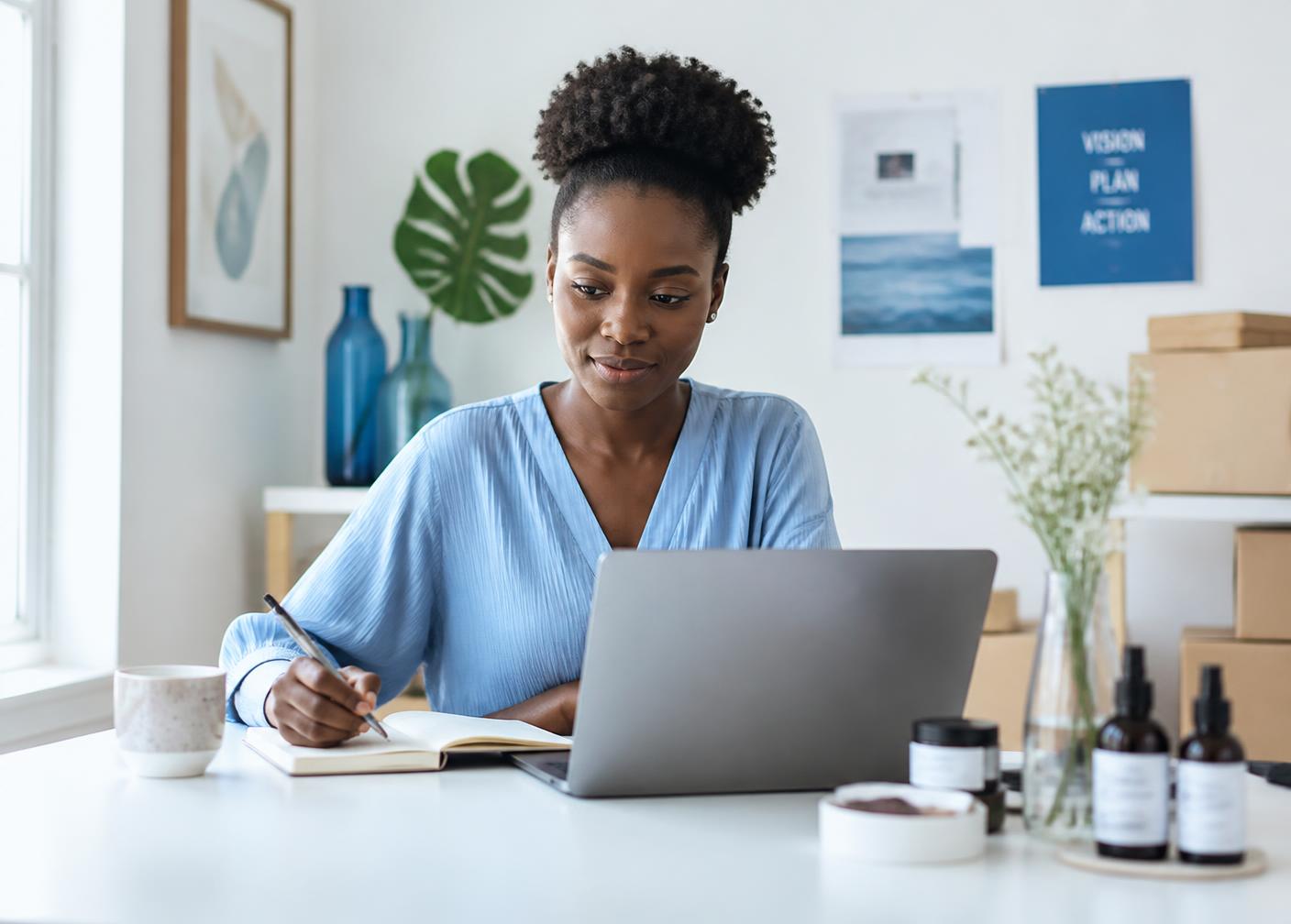 Solopreneur managing jobs and invoices in Orchestrate